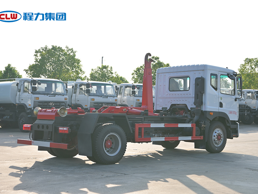 程力D9车厢可卸式套臂垃圾车