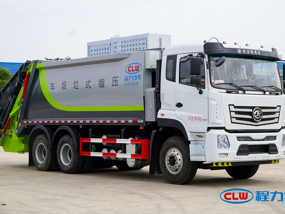 程力后双桥压缩垃圾车