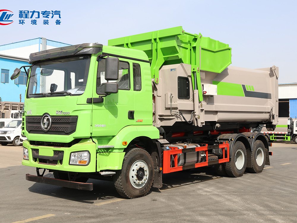 后双桥陕汽德龙M3000（绿色）