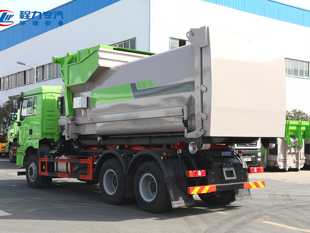 后双桥陕汽德龙M3000（绿色）