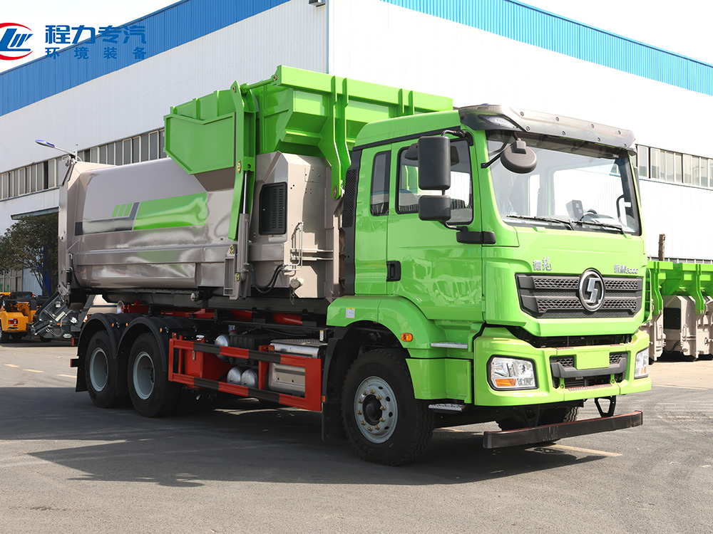 后双桥陕汽德龙M3000（绿色）